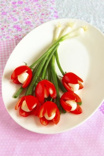 Tulipanes de tomates