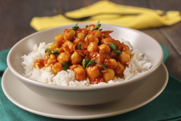 Curry con garbanzos