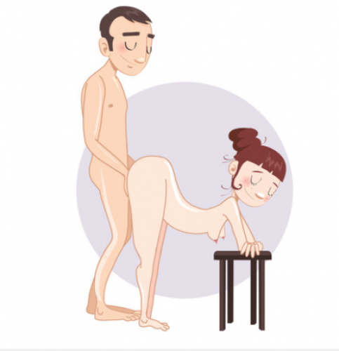 En el pequeño taburete del BAÑO