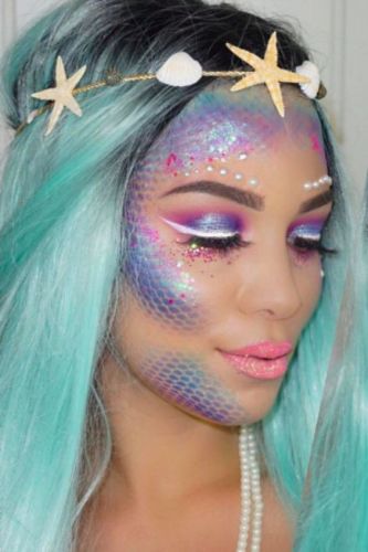 Fantástico maquillaje de SIRENA
