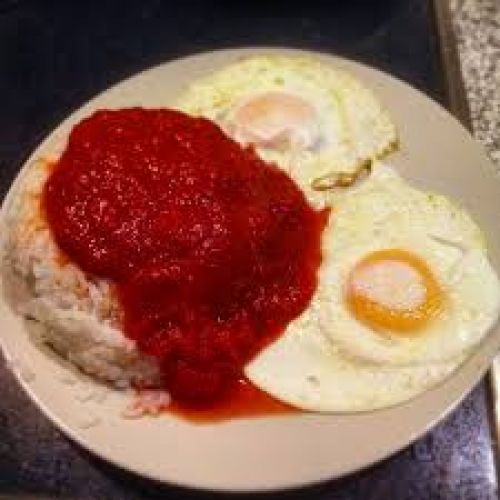 12.- arroz a la cubana