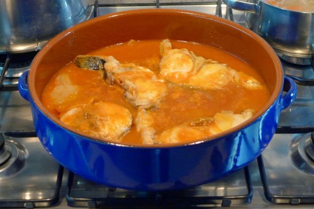 Merluza en su salsa