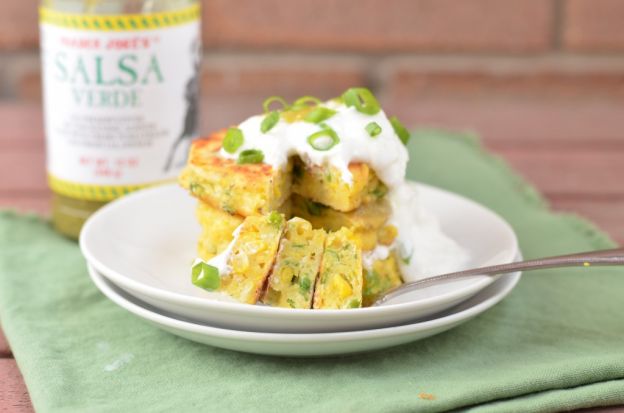 Panqueques de maíz con jalapeños