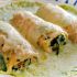Canelones de espinaca y queso