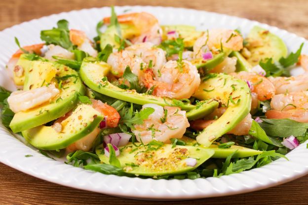 Ensalada de gambas