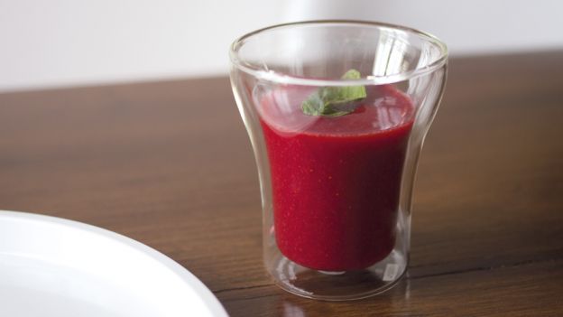 Smoothie de Manzana, Frambuesa y Chía