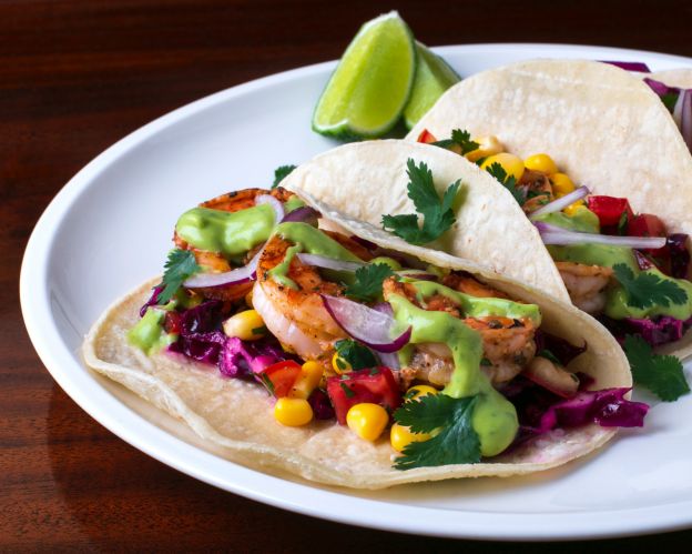 Tacos de gambas
