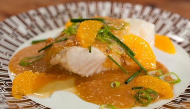 Pescado a la naranja