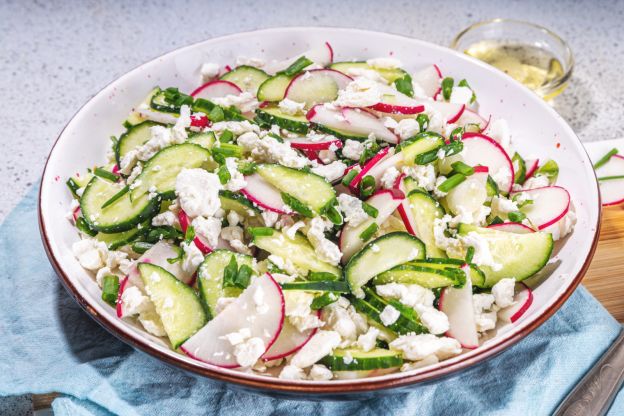 Ensalada de rábano y pepino