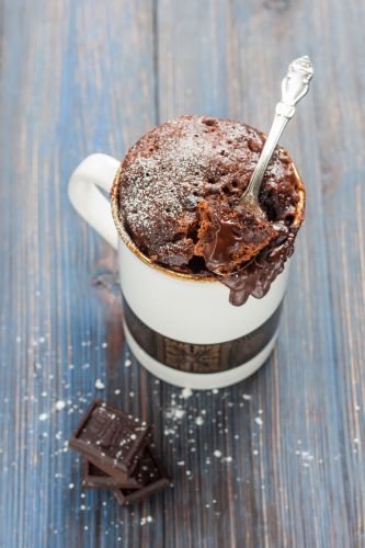Mugcake chocolate/caramelo