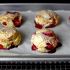 Scones de fresas y crema