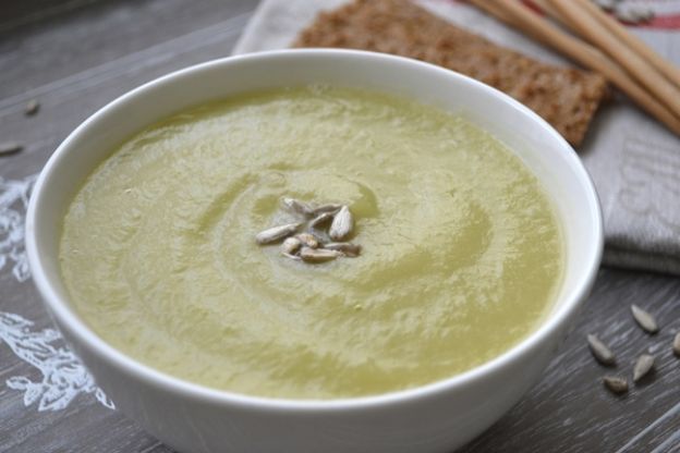 Puré de alcachofas y jamón