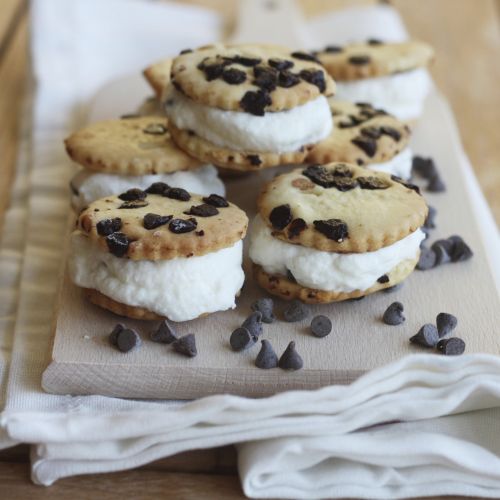 3. Sandwich de helado de nata y cookies