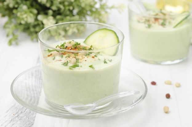 Crema ligera de pepino