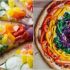 Pizza arcoíris