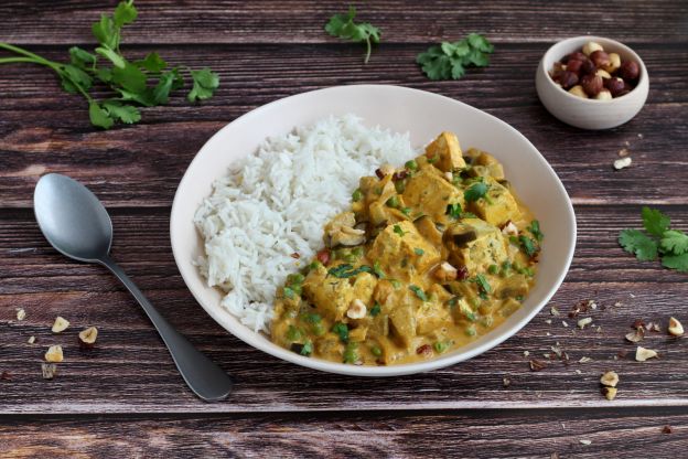 Curry con Tofu