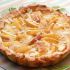 Tarta de manzana, durazno y almendras