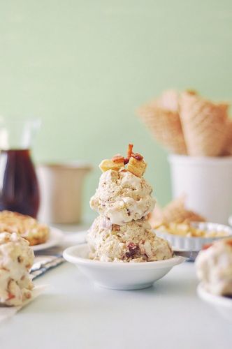 Helado en el desayuno