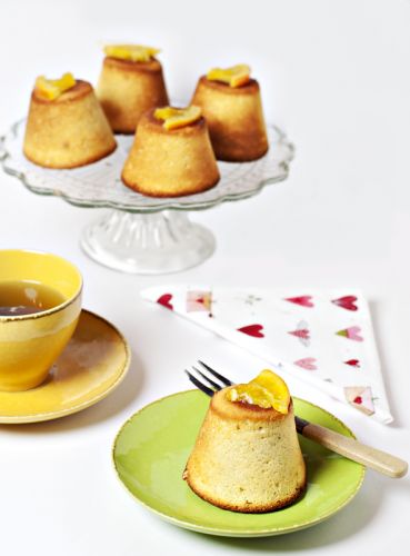 Pastelitos de vainilla y limón