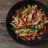 Wok de pollo y verduras