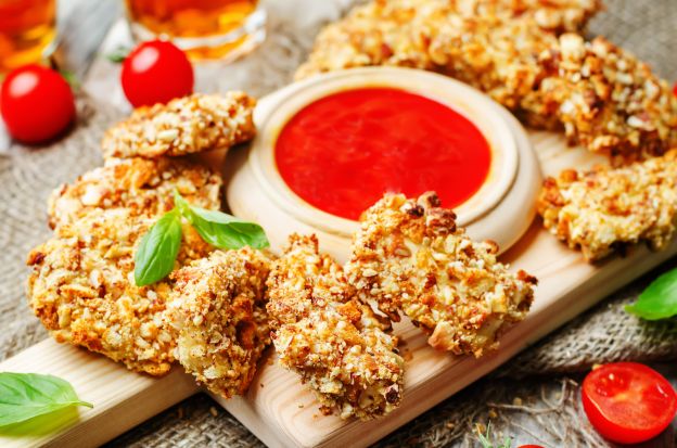 Pollo frito estilo KFC