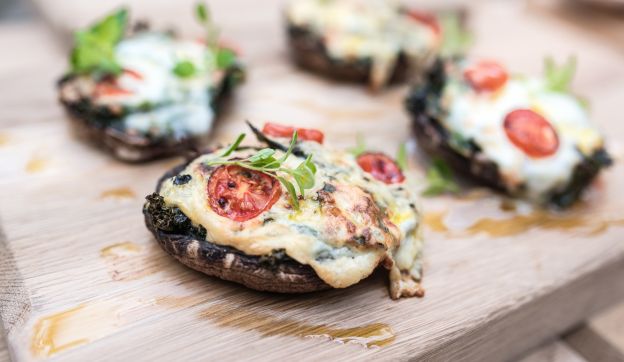 Hongos portobello a la italiana