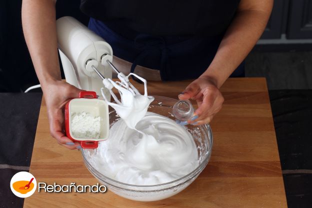Preparación del merengue