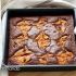 Brownie marmolado con calabaza