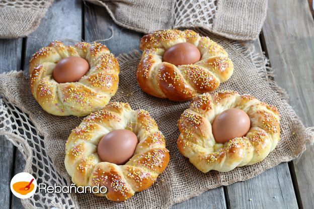 Bollos trenzados