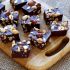 Cuadraditos de chocolate, avellanas y nutella
