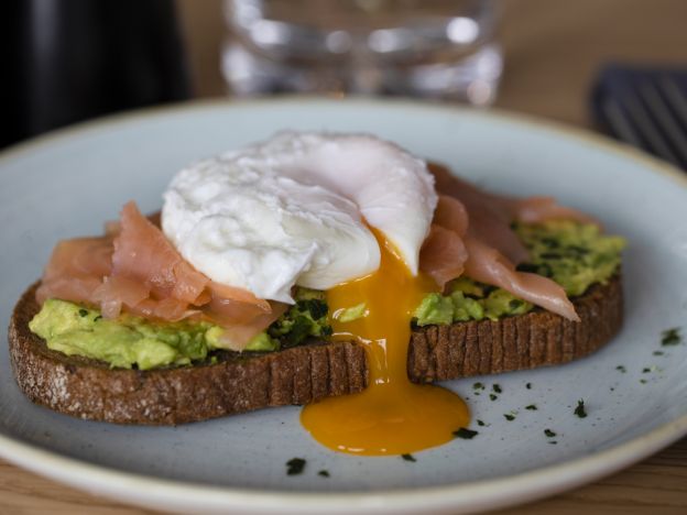 Tosta de salmón