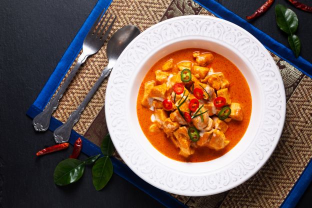 Curry de pollo tailandés