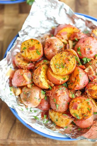 PAQUETITOS DE PATATAS CON BACON