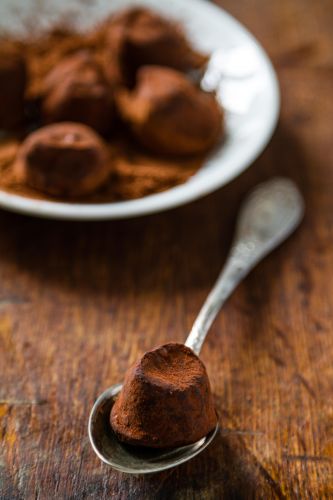 Bombones estilo trufas