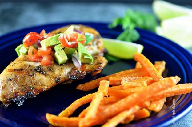 pollo al cilantro con limón