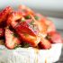 Queso Brie con fresas
