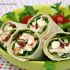Wrap de pollo, tomates secos y queso feta