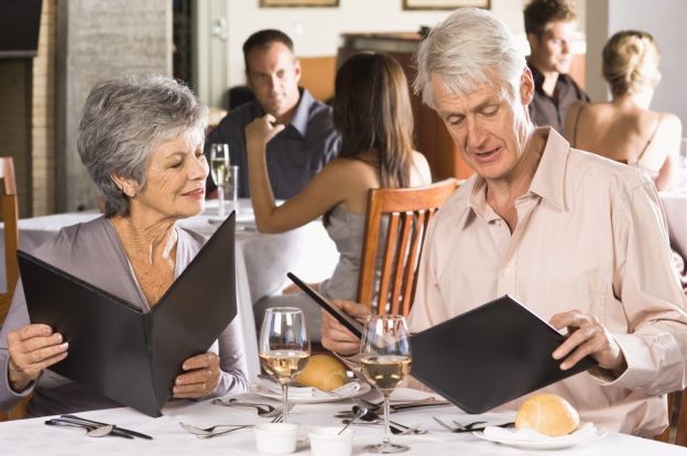 7. La posición de los platos en el menú