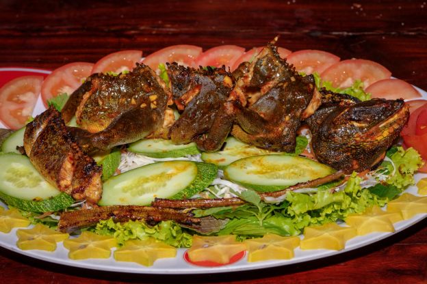 Lagarto frito - Vietnam