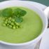 Sopa de guisantes con menta