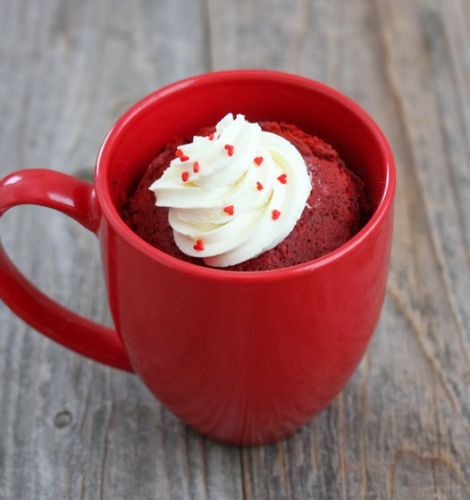 Red velvet mug cake