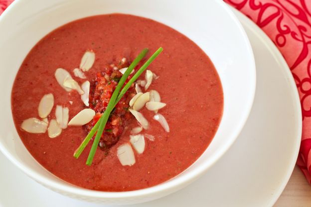 Gazpacho de fresa