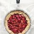 Tarta rústica de fresas