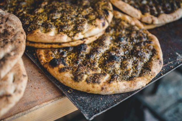 Pan con zaatar