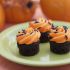 Muffins de chocolate y naranja para Halloween