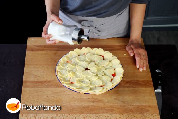 Preparación de la tarta