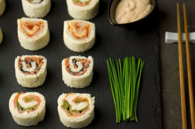 SUSHI CON PAN DE MOLDE