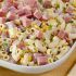 Ensalada de macarrones con jamón
