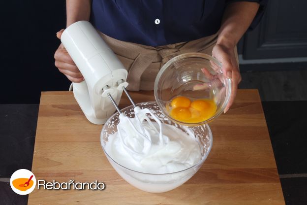 Preparación del bizcocho