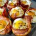 Canastitas de bacon y huevo